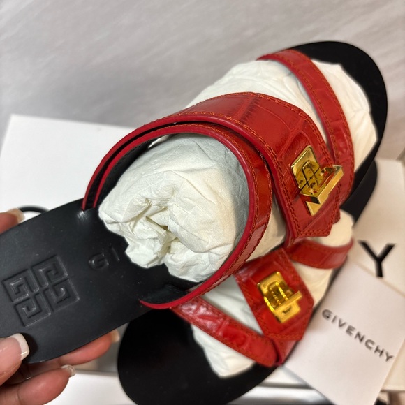 Givenchy Red Sandals - Picture 6 of 11